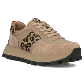 Leather Sneakers Filippo DP7112/25 BE LEO brown