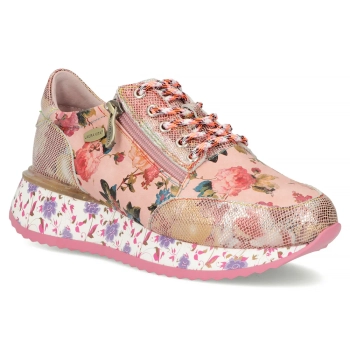 Leather sneakers Laura Vita delphine 06 cerise pink