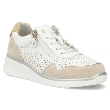 Leather sneakers Filippo DP7605/26 WH white