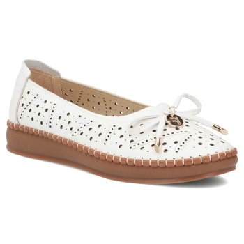 Leather shoes Filippo DP7664/26 WH white