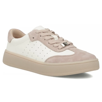Leather sneakers Filippo DP7524/26 WH BE white
