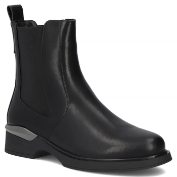 Leather ankle boots Filippo DBT7196/25 BK black