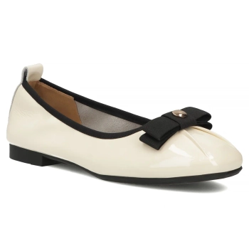 Leather ballerinas Filippo DP7744/26 L BE beige