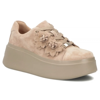 Leather sneakers Filippo DP7987/26 BE beige