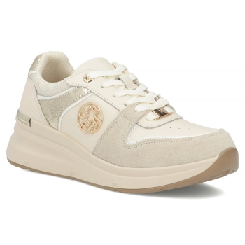 Leather sneakers Filippo DP7769/26 BE beige