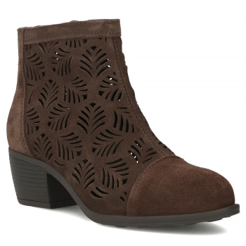 Leather ankle boots Filippo DBT7878/26 D BR brown