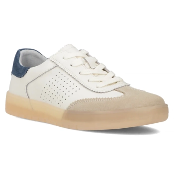 Leather sneakers Filippo DP6745/25 BE NV white beige