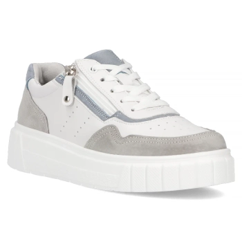 Leather sneakers Filippo DP6862/25 WH white