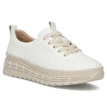 Leather shoes Filippo DP7803/26 WH white