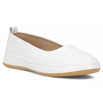 Leather ballerinas Filippo DP7008/25 WH white