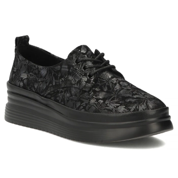 Leather shoes Filippo DP7960/26 BK FL black