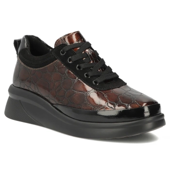 Leather shoes Filippo DP8097/26 BR brown