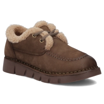 Leather shoes Filippo DP8181/26 KH khaki
