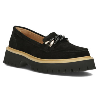 Leather shoes Filippo DP4589/23 BK black