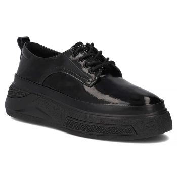Leather shoes Filippo DP7303/25 BK black
