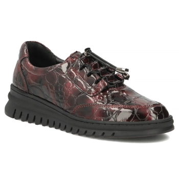 Leather shoes Filippo DP8102/26 BG CR burgundy