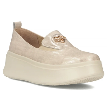 Leather shoes Filippo DP6794/25 BE beige