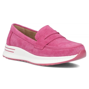 Leather shoes Filippo DP6750/25 FH pink