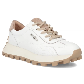 Leather sneakers Filippo DP7498/26 WH white