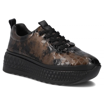 Leather sneakers Filippo DP7284/25 BR brown
