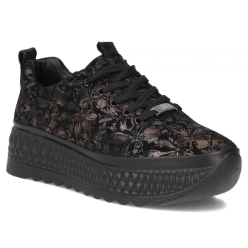 Leather sneakers Filippo DP7284/26 BK FL black