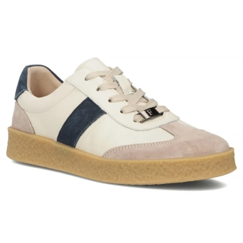 Leather sneakers Filippo DP6799/25 BE NV beige