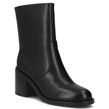 Leather ankle boots Filippo DBT7355/25 BK black