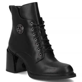 Leather ankle boots Filippo DBT7320/25 BK black