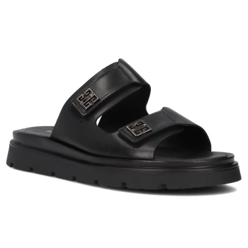 Leather flip-flops Filippo 40439 black