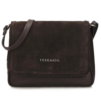 Leather handbag Toscanio F256 brown
