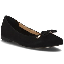 Suede ballerinas Alexio Giorgio 047 black