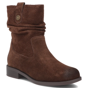 Leather ankle boots Filippo DBT8232/26 D BR brown