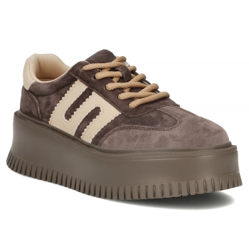 Leather sneakers Filippo DP7111/26 D BR brown