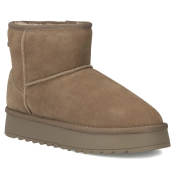 Leather snow boots Filippo DBT7329/25 TP beige
