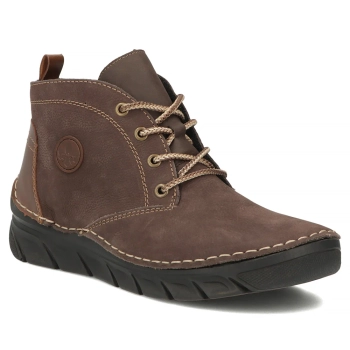 Leather boots Rieker 55036-25 brown