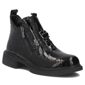 Leather ankle boots Filippo DBT7989/26 BK black