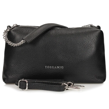 Leather handbag Toscanio F191 black