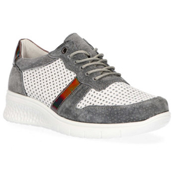 Leather shoes Filippo DP1389/20 WH GR Grey