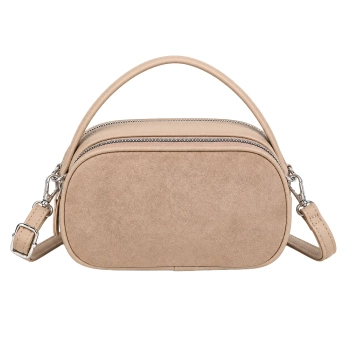 Dark beige shoulderbag Susa