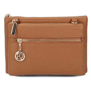 Red shoulderbag gold accent