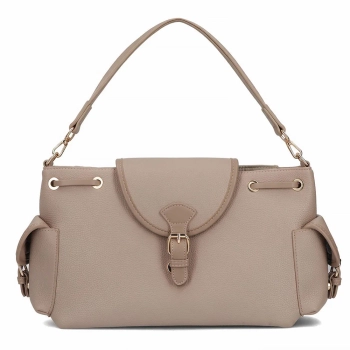 Dark beige handbag Nikita