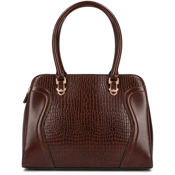 Dark brown handbag Dalma