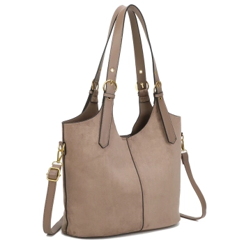 Beige handbag tall verso