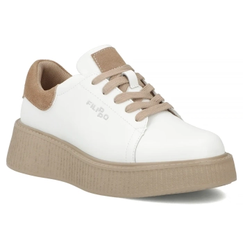 Leather sneakers Filippo DP7982/26 WH white