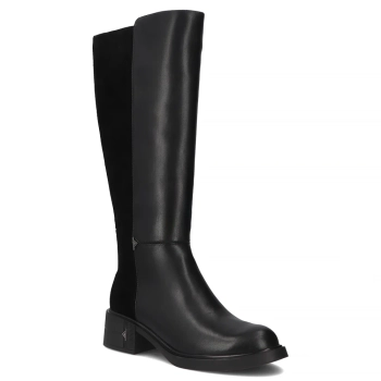 Leather ankle boots Filippo DKZ7233/25 BK black