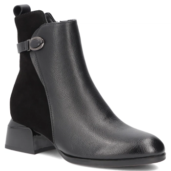 Leather ankle boots Filippo DBT8046/26 BK black