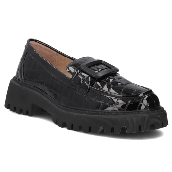 Leather shoes Filippo DP8328/26 BK black