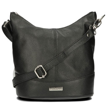 Handbag Toscanio Leather Messenger Bag 16176 black