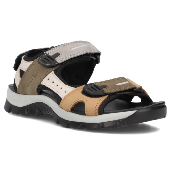 Leather sandals Filippo DS7033/25 BE beige
