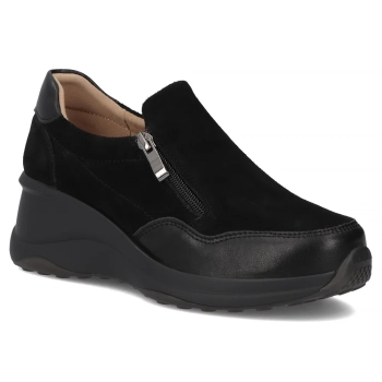Leather shoes Filippo DP6473/25 BK black